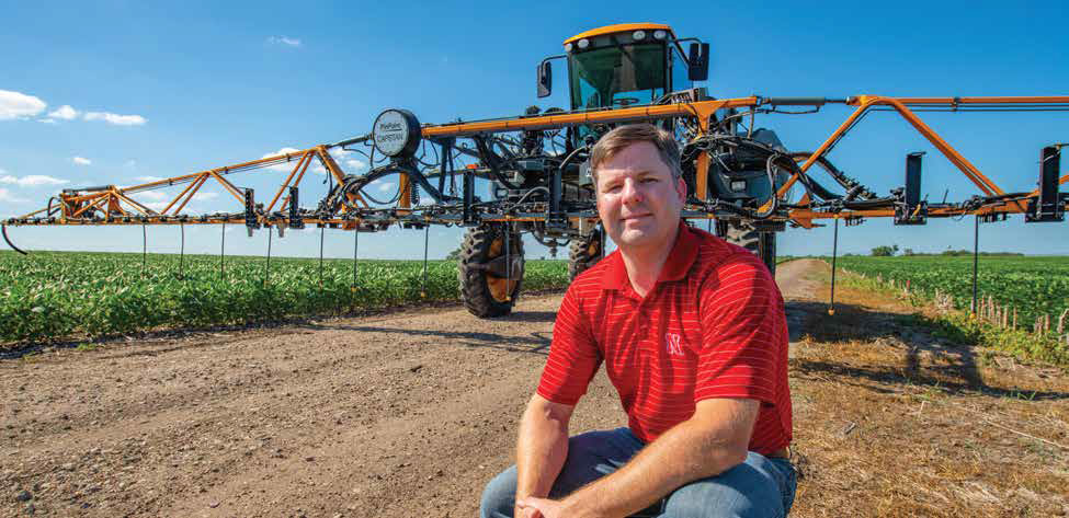 The self-propelled agricultural sprayer is one of the applications for Joe Luck’s new application control system.