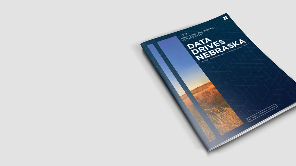 Cover of the 2023 SDN publication: Data Drives Nebraska